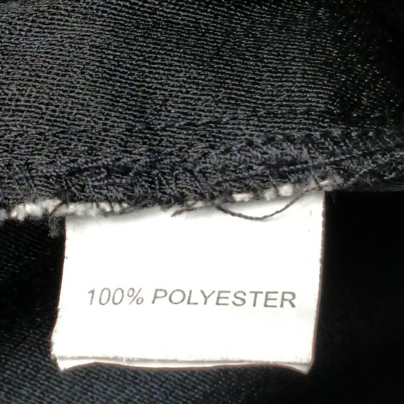 Swans & Hearts Pattern Crochet Lace Overlay Dress S Black White - Picture 4 of 5